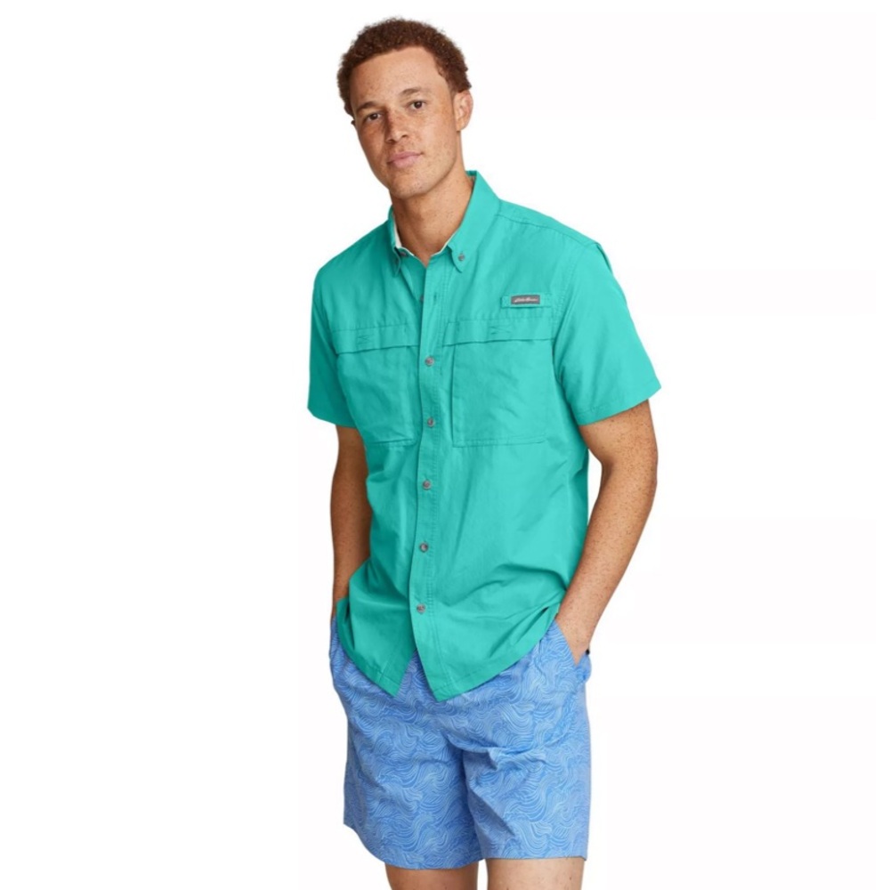 Men's Eddie Bauer Short Sleeve Button-Down Shirt